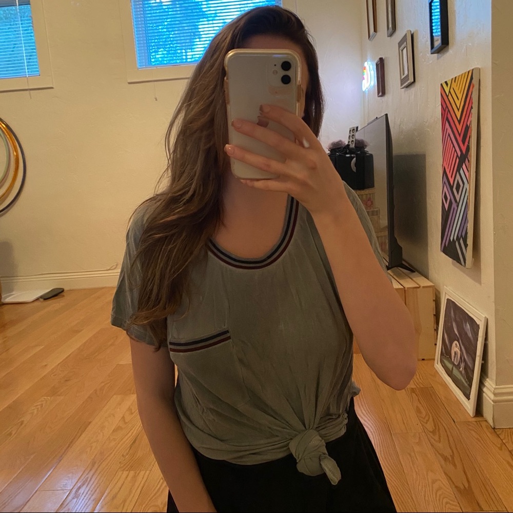 Grey oversized t-shirt